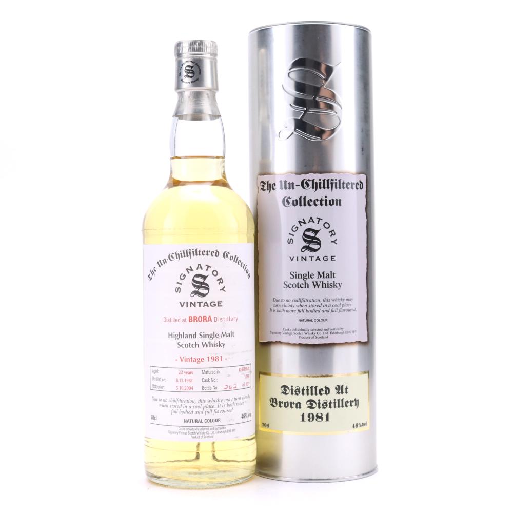 Brora 1981 Signatory Vintage 22 Year Old 