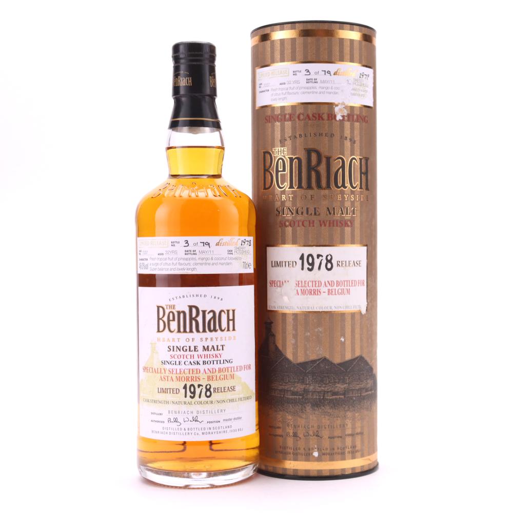 Benriach 1978 Single Sherry Cask 32 Year Old #7037