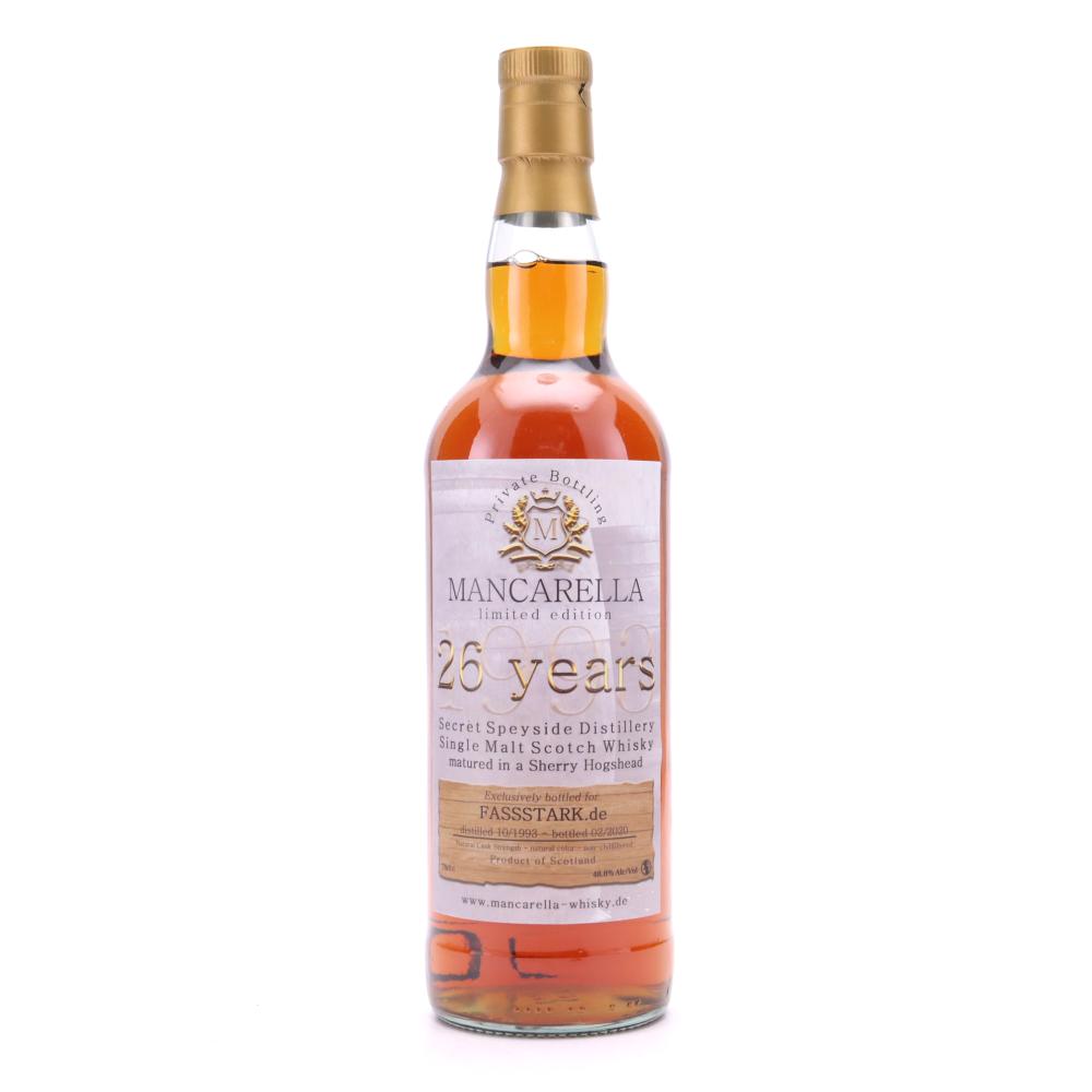 Speyside Single Malt 1993 Mancarella 26 Year Old / Fassstark.de