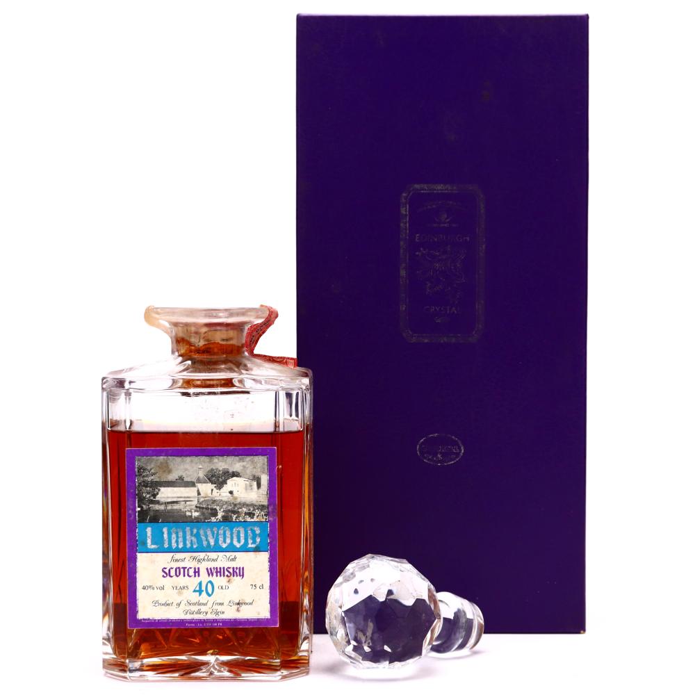 Linkwood 40 Year Old Sestante Decanter 1980s