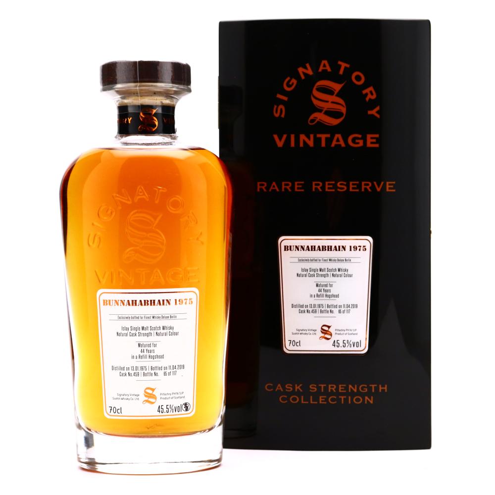 Bunnahabhain 1975 Signatory Vintage 44 Year Old Cask Strength / Finest Whisky Deluxe Berlin