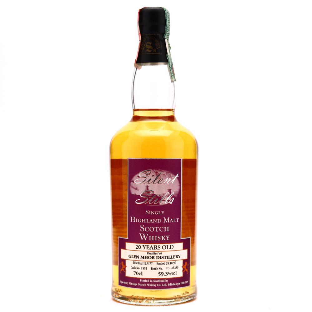 Glen Mhor 1977 Signatory Vintage 20 Year Old Silent Stills