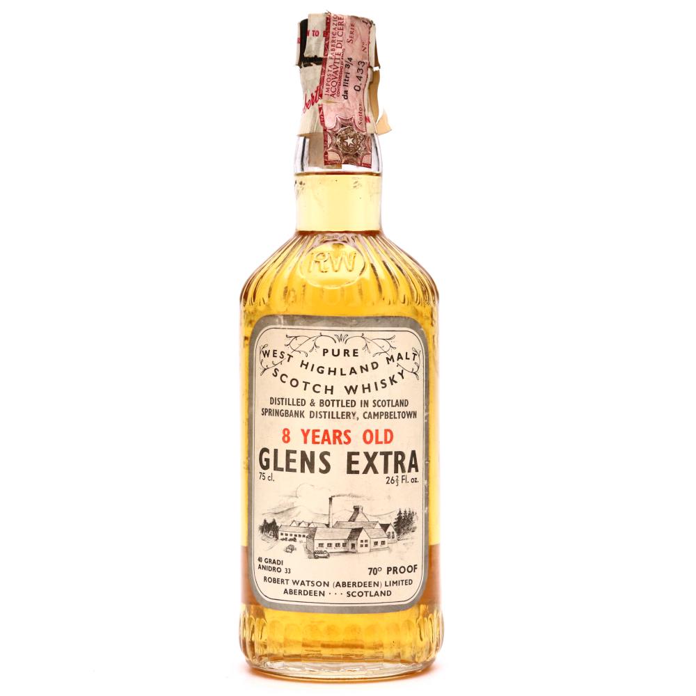 Springbank 'Glens Extra' 8 Year Old Robert Watson 1970s