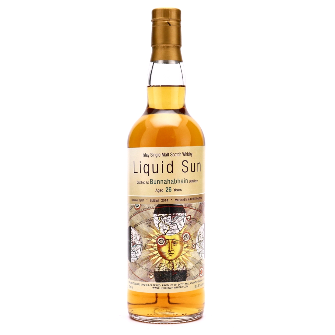 Bunnahabhain 1987 Liquid Sun 26 Year Old