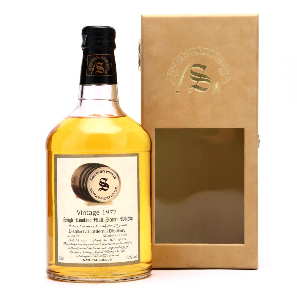 Littlemill 1977 Signatory Vintage 23 Year Old