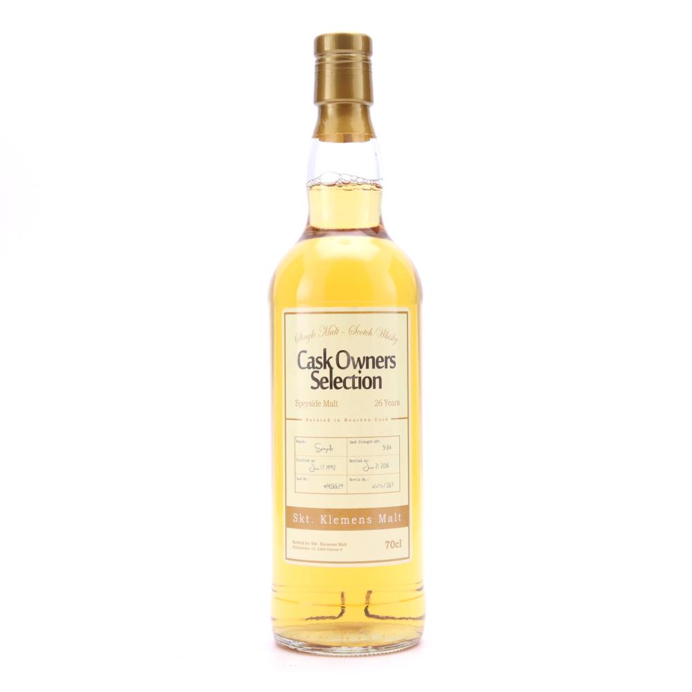 Speyside 1992 Skt. Klemens Malt 26 Year Old / Cask Owners Club