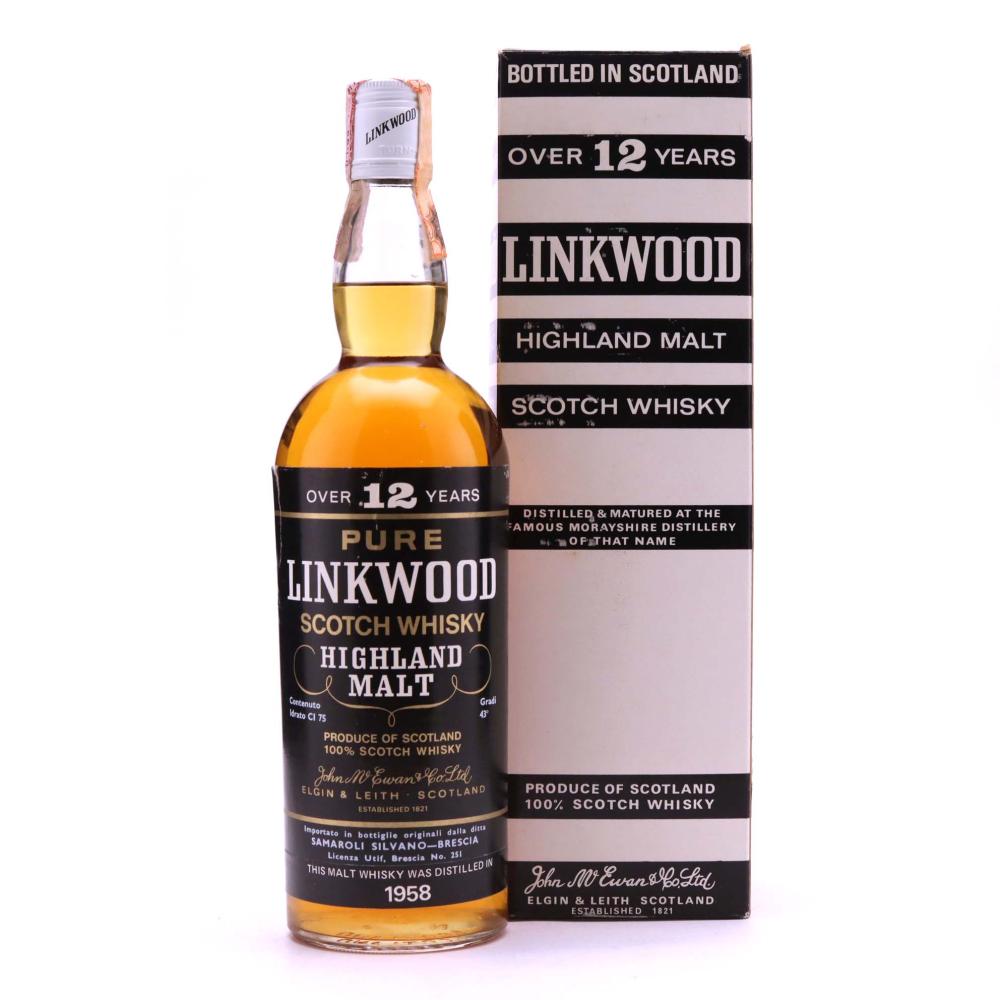 Linkwood 1958 John McEwen 12 Year Old / Samaroli Import