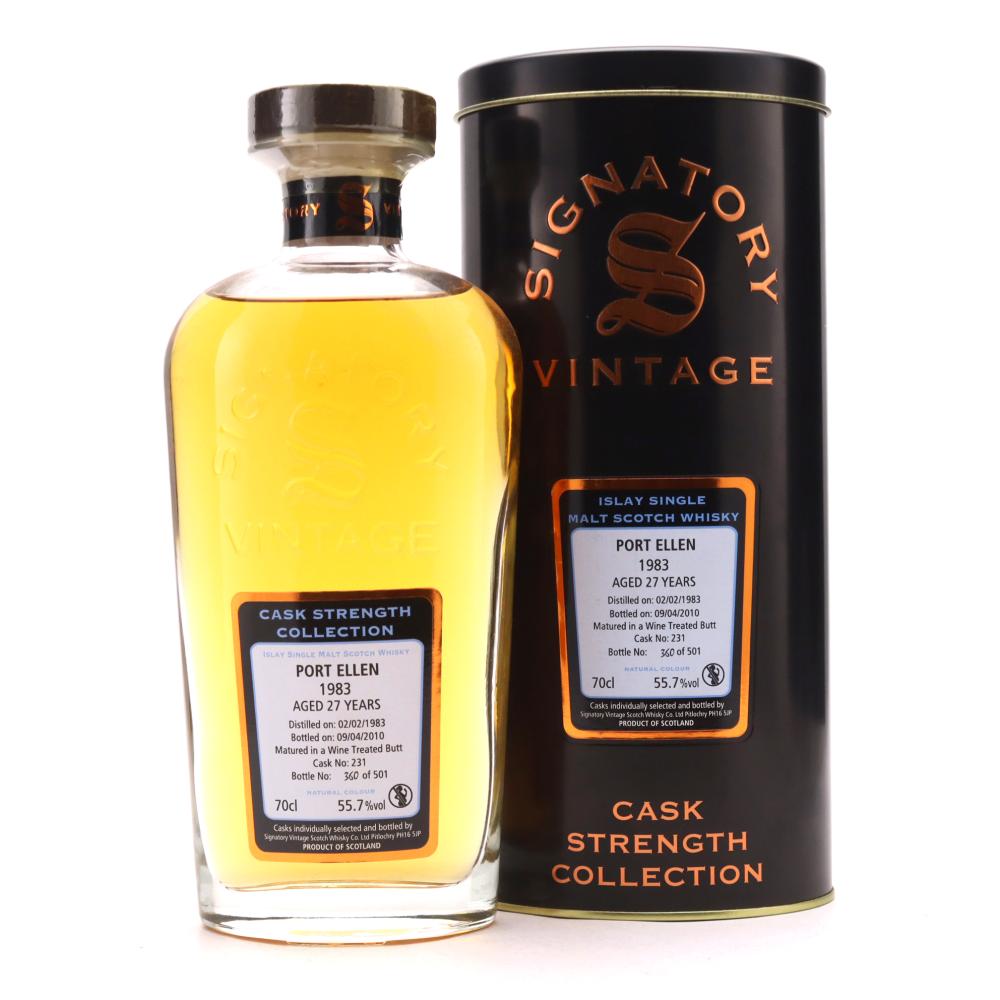 Port Ellen 1983 Signatory Vintage 27 Year Old Cask Strength