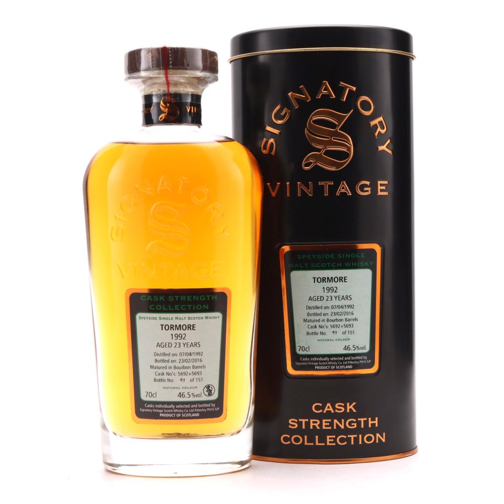 Tormore 1992 Signatory Vintage 23 Year Old