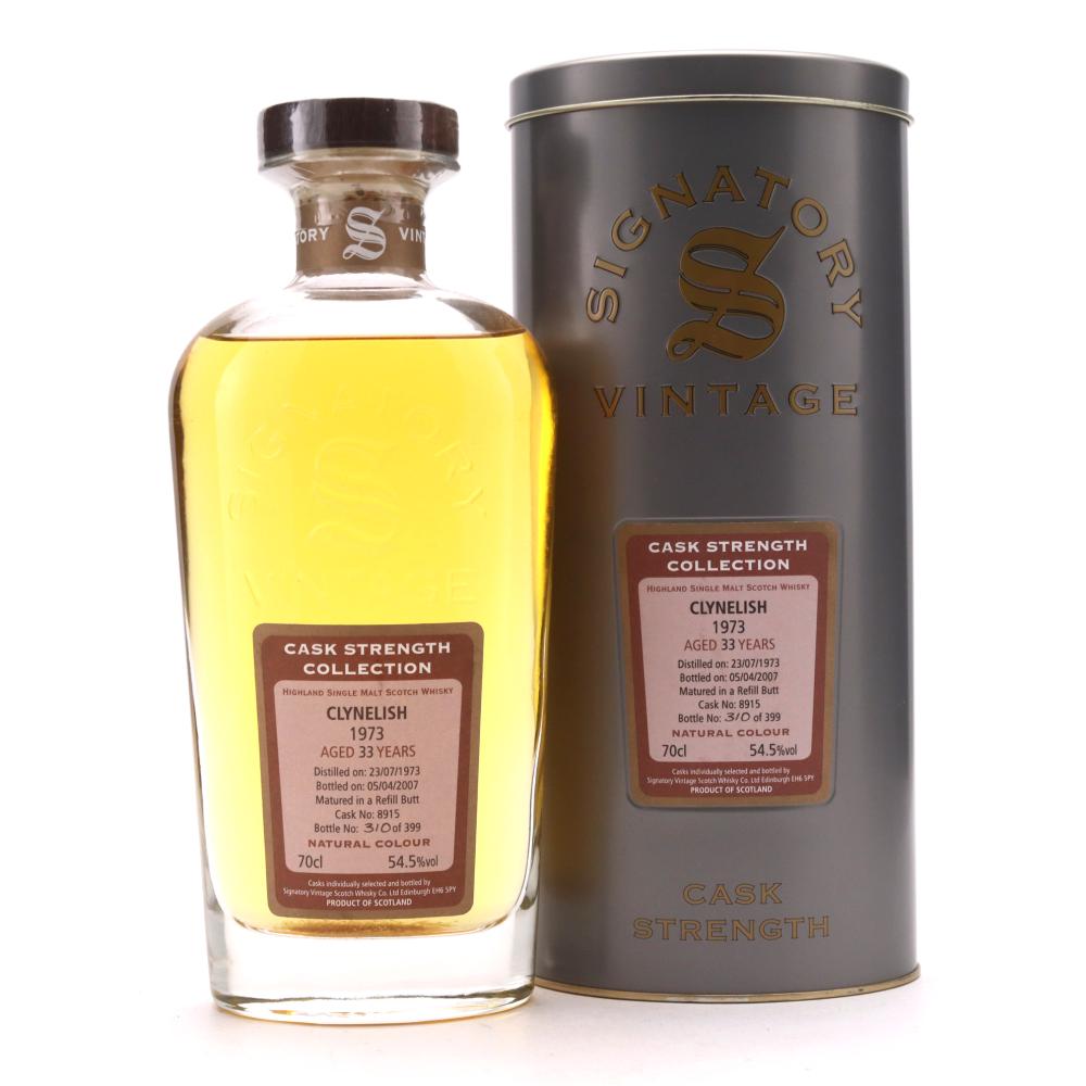 Clynelish 1973 Signatory Vintage 33 Year Old Cask Strength