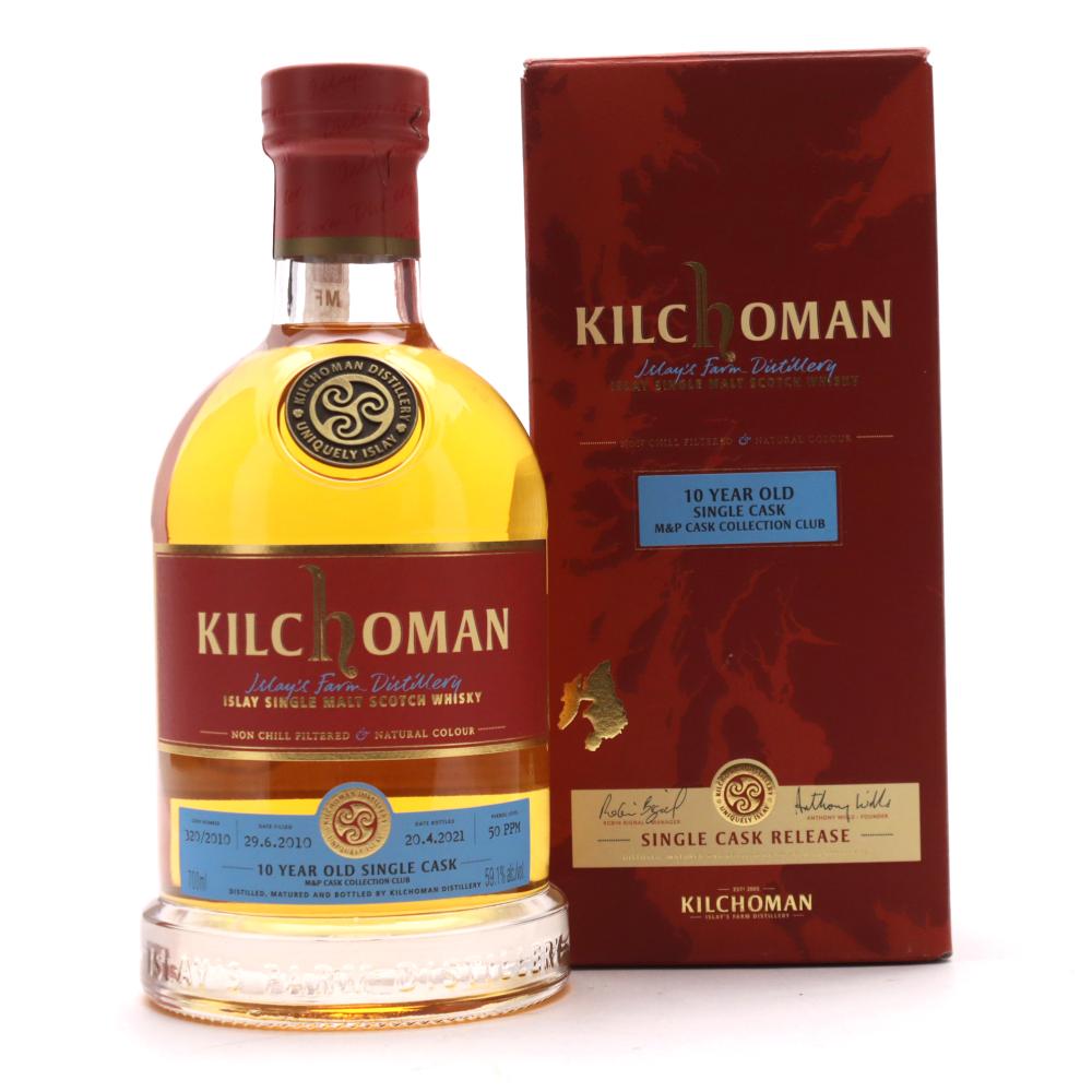 Kilchoman 2010 Single Bourbon Cask 10 Year Old #320 / M&P