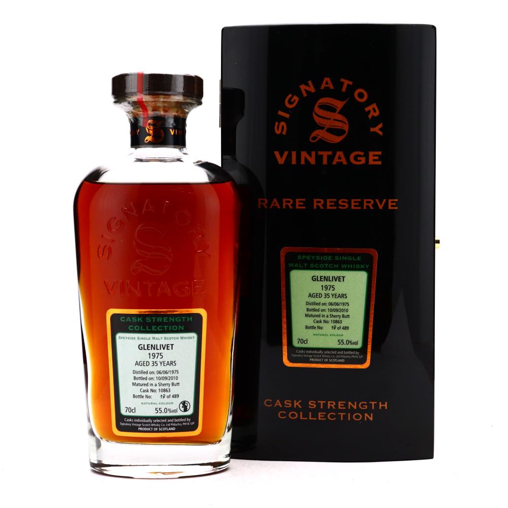 Glenlivet 1975 Signatory Vintage 35 Year Old