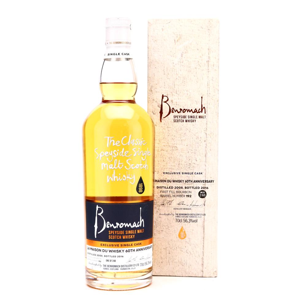 Benromach 2008 Single Bourbon Cask #192 / LMDW 60th Anniversary