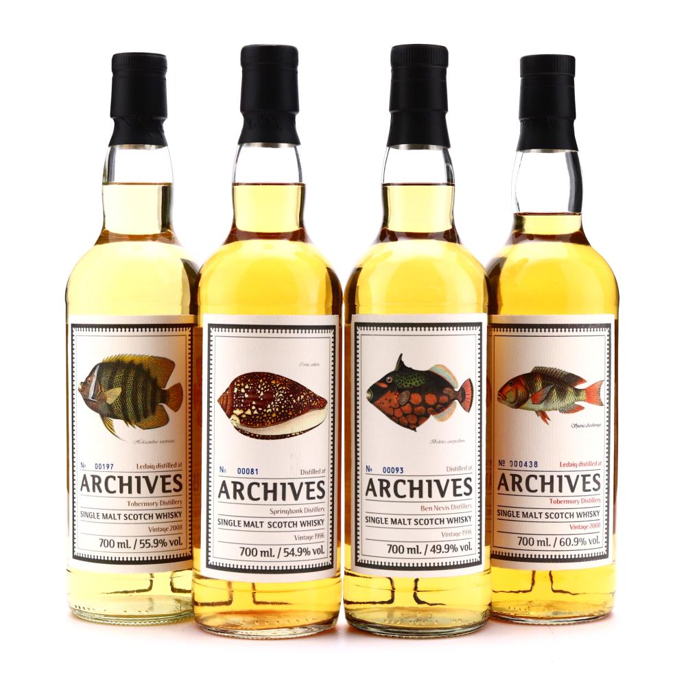 Whiskybase Archives 4 x 70cl / with Springbank