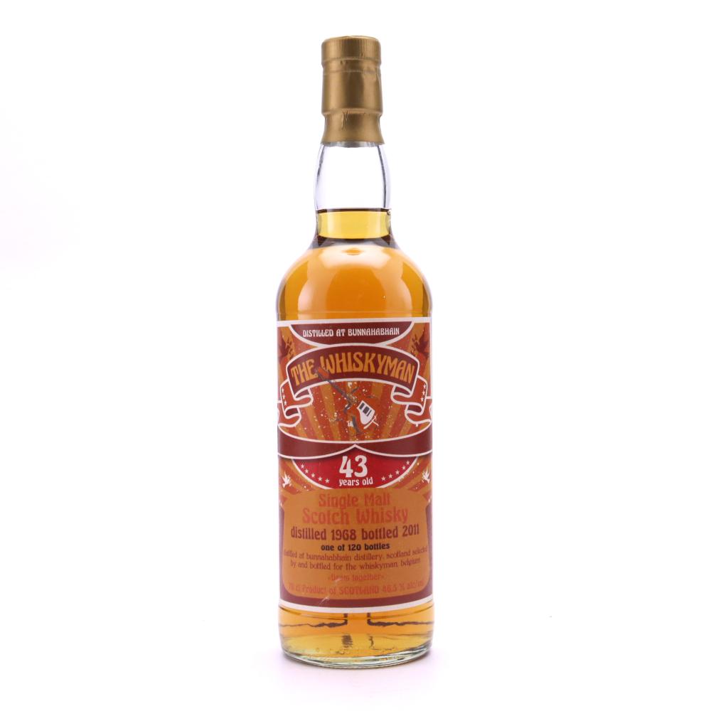 Bunnahabhain 1968 The Whiskyman 43 Year Old