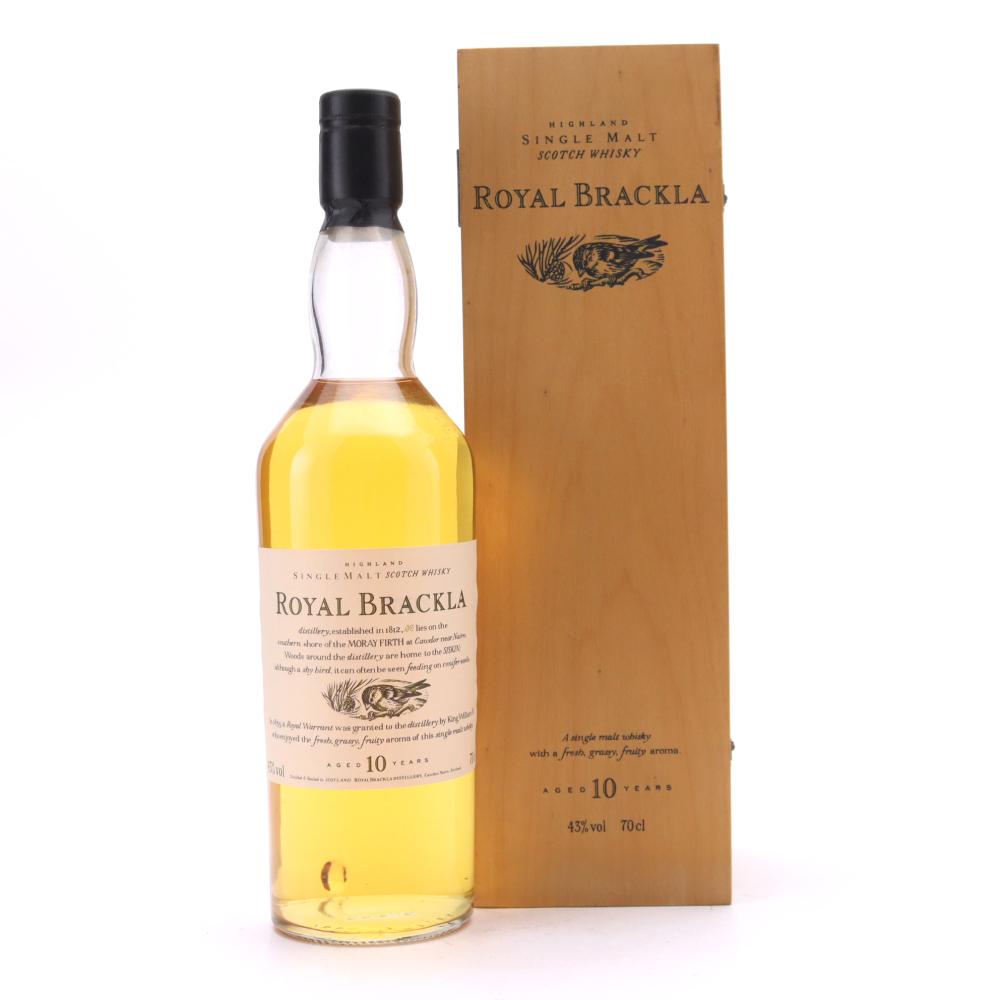 Royal Brackla 10 Year Old Flora and Fauna / Wooden Box