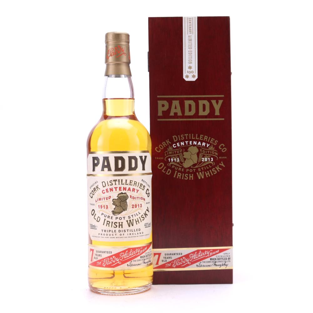 Paddy 7 Year Old Irish Whiskey Centenary