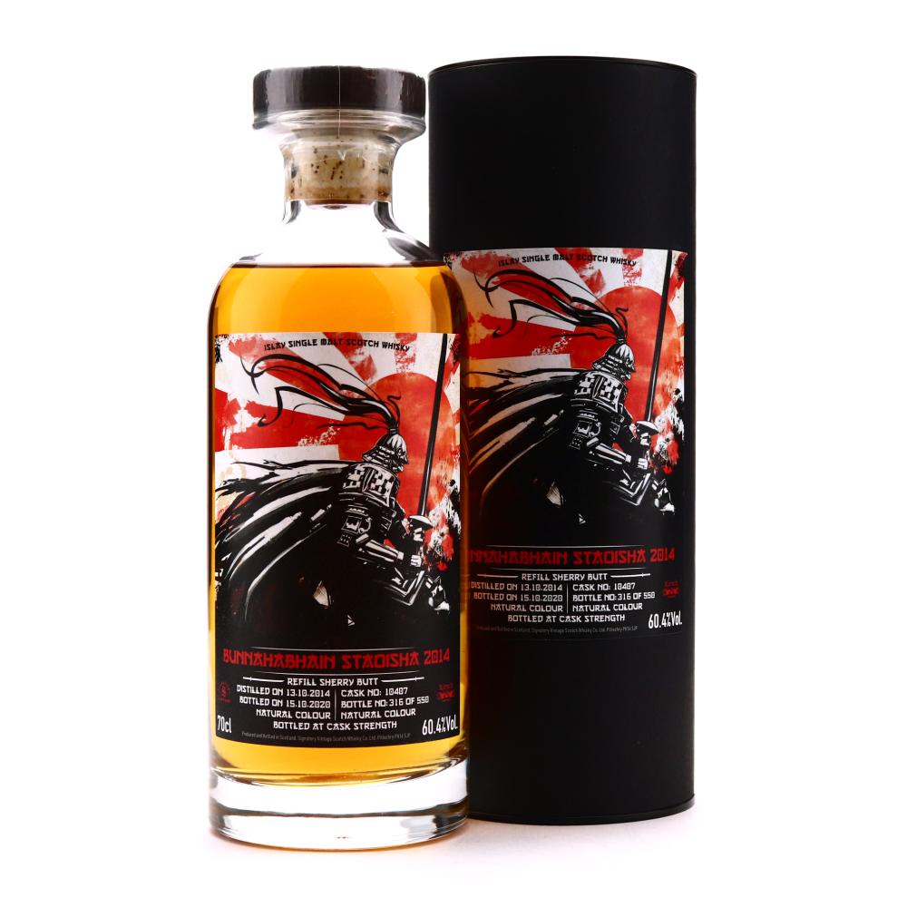 Bunnahabhain Staoisha 2014 Signatory Vintage Samurai / Kirsch Whisky