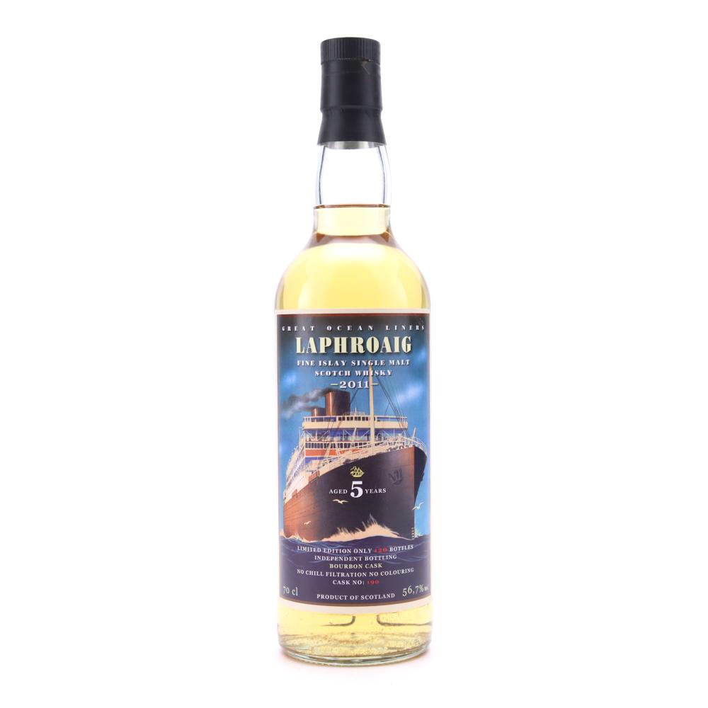 Laphroaig 2011 Jack Wiebers 5 Year Old Steamship Line / Collector's Third Edition