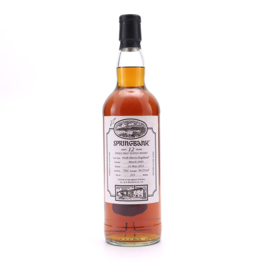 Springbank 2000 Fresh Sherry Hogshead 12 Year Old / Open Day 2012