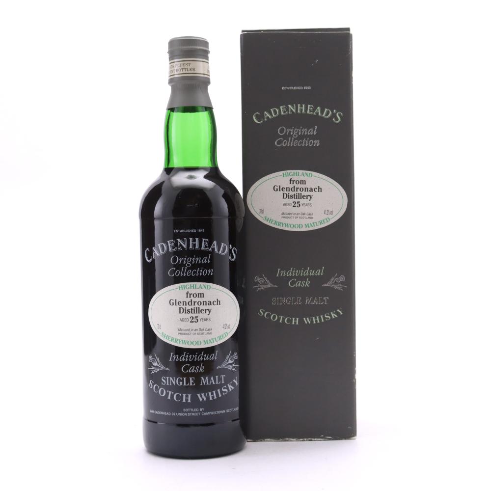 Glendronach 25 Year Old Cadenhead's Sherry Wood