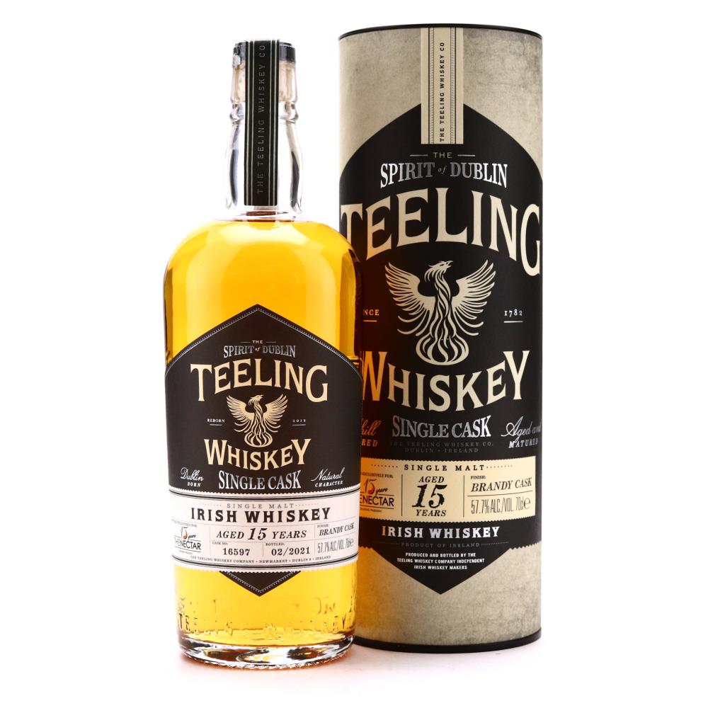 Teeling Whiskey 15 Year Old Single Brandy Cask Finish #16597 / The Nectar 15th Anniversary