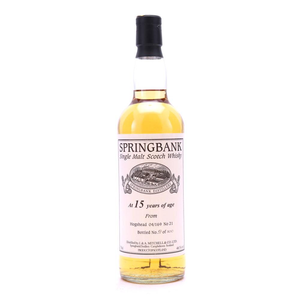 Springbank 15 Year Old Private Cask #169