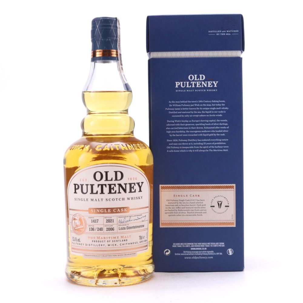 Old Pulteney 2006 Single Cask #1417 / Loza Dzenrelmenow