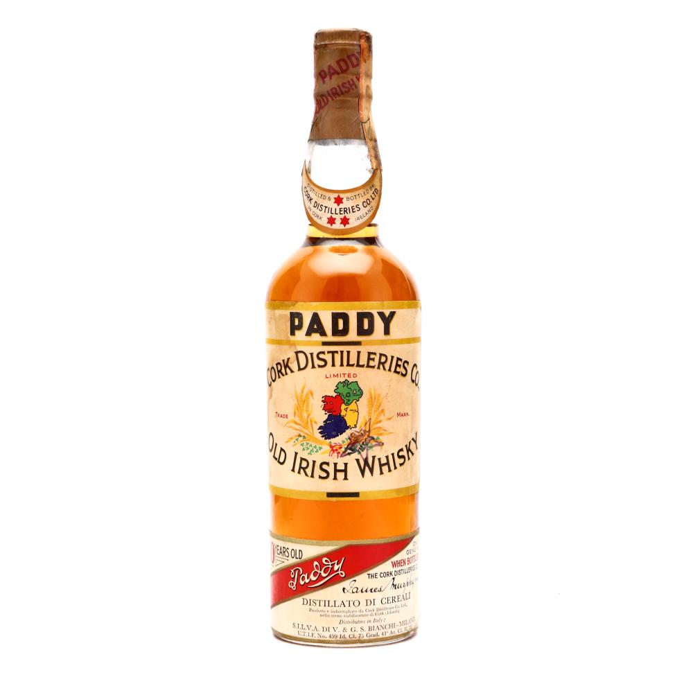 Paddy 10 Year Old Irish Whiskey 1970s