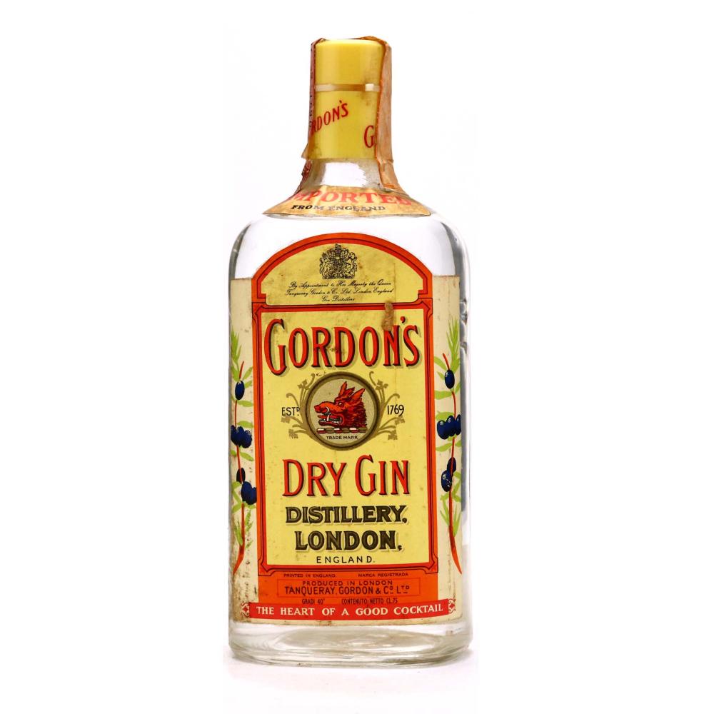 Gordon's Dry Gin 1 Litre 1980s