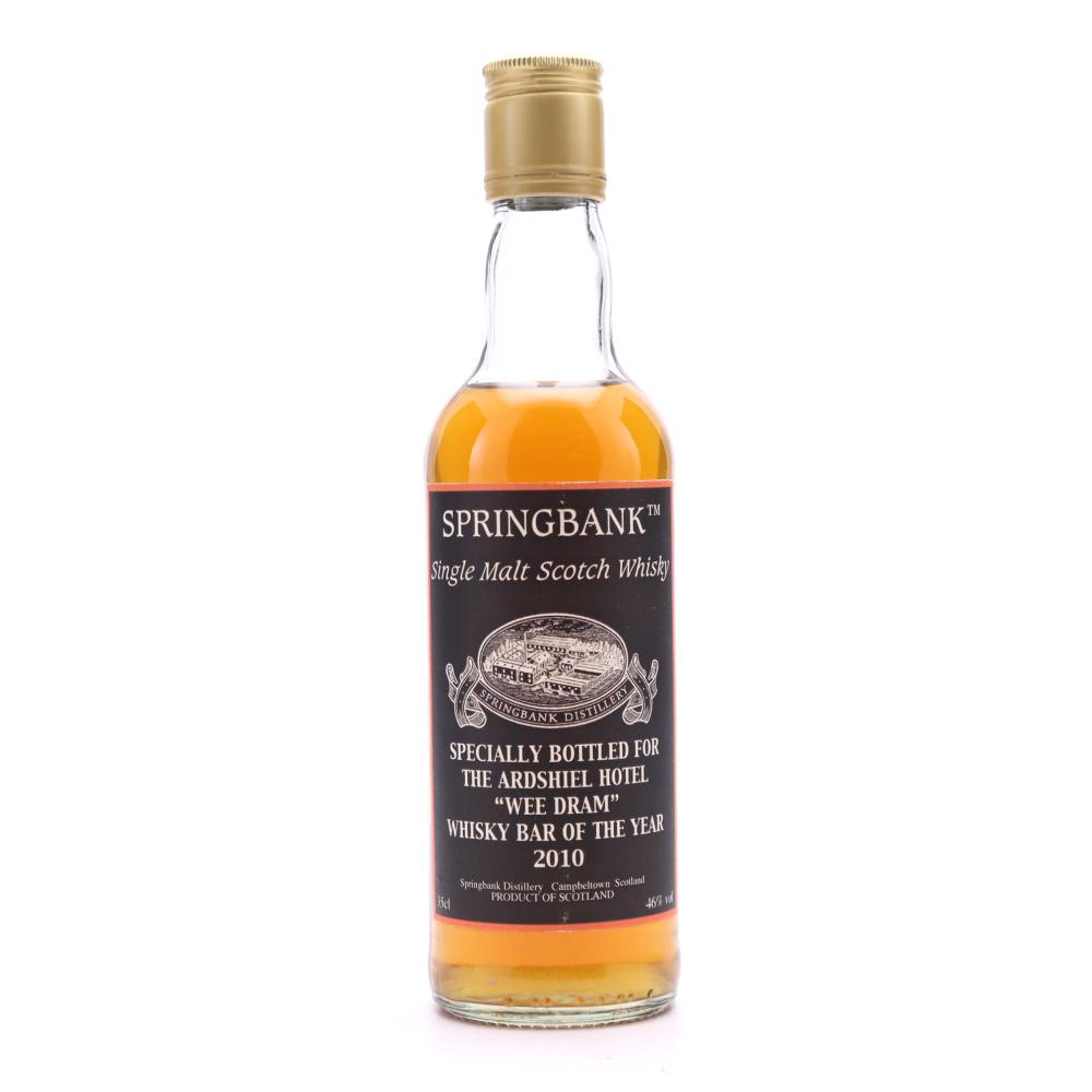 Springbank 15 Years Old The Ardshiel Hotel Wee Dram 35cl