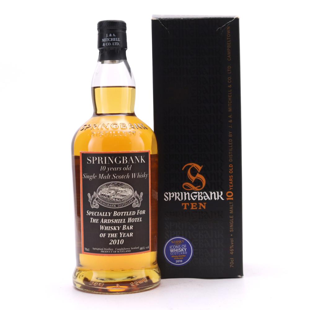 Springbank 10 Years Old The Ardshiel Hotel
