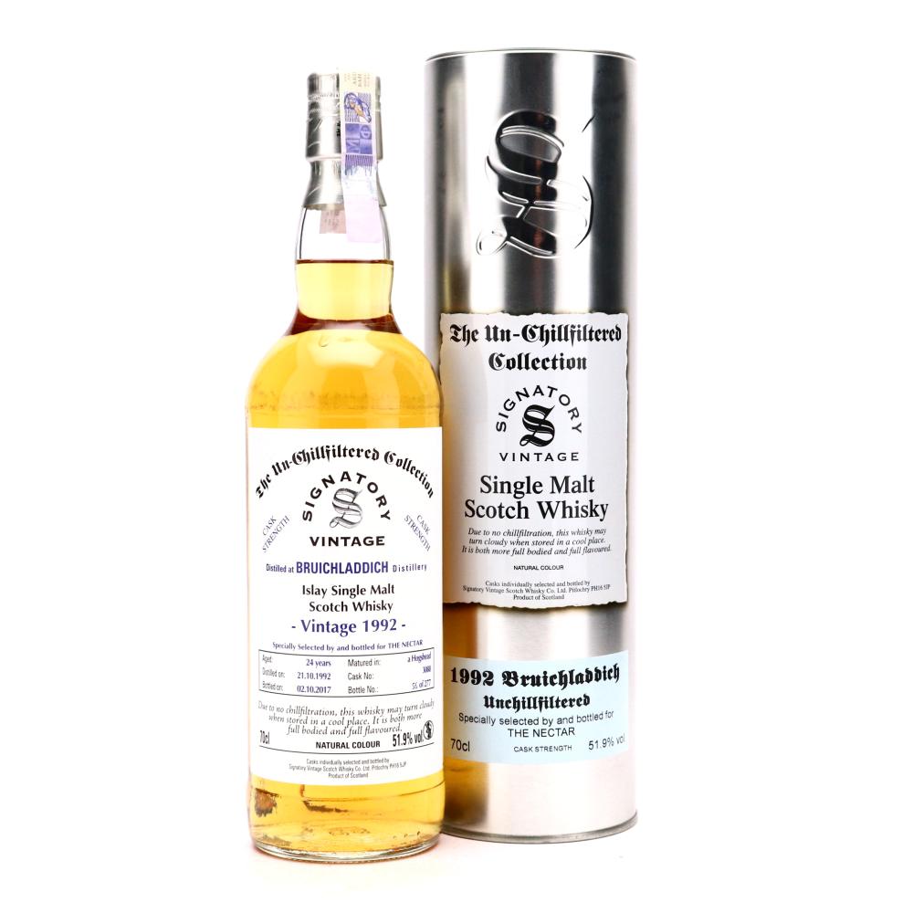 Bruichladdich 1992 Signatory Vintage 24 Year Old