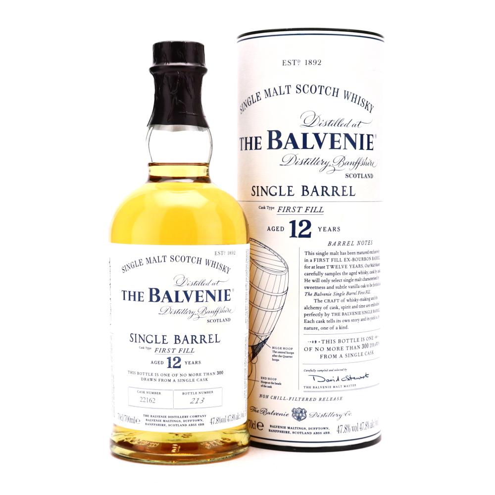 Balvenie 12 Year Old First Fill Single Barrel #22162