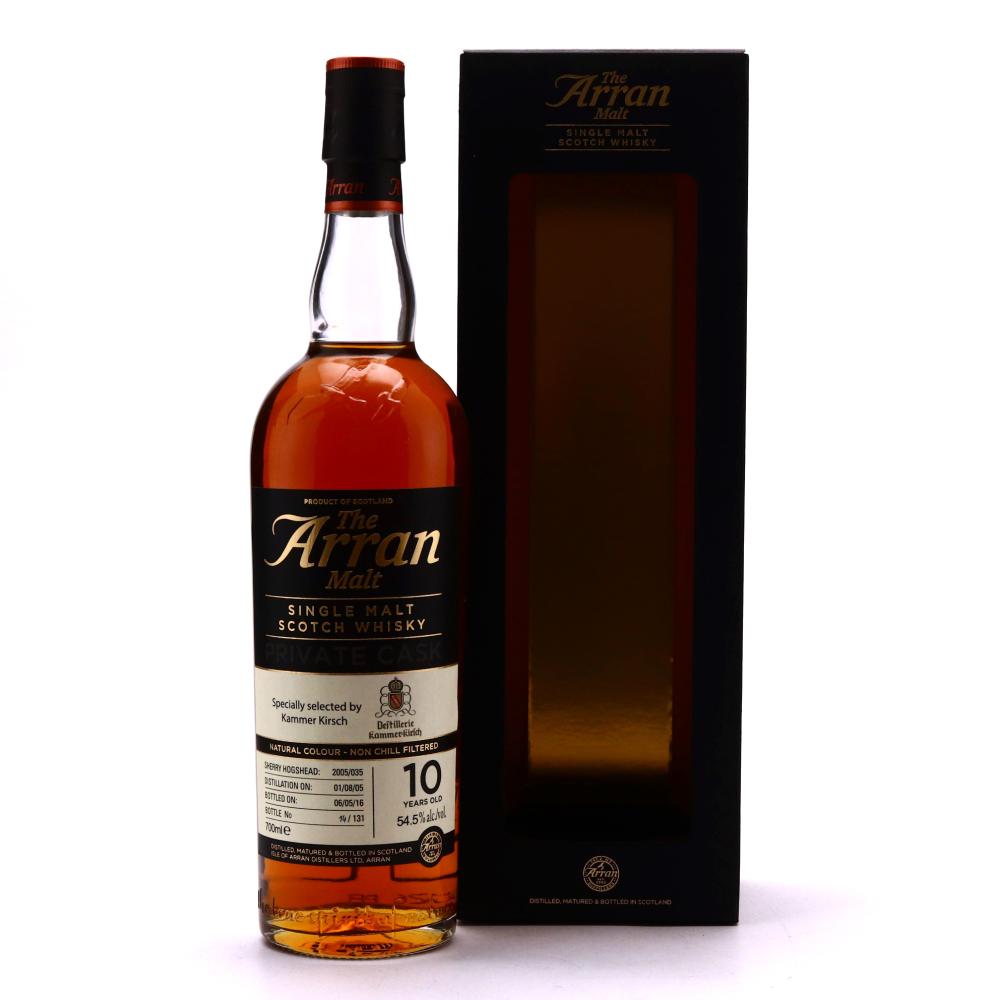 Arran 2005 Single Sherry Cask 10 Year Old #035 / Kammer Kirsch