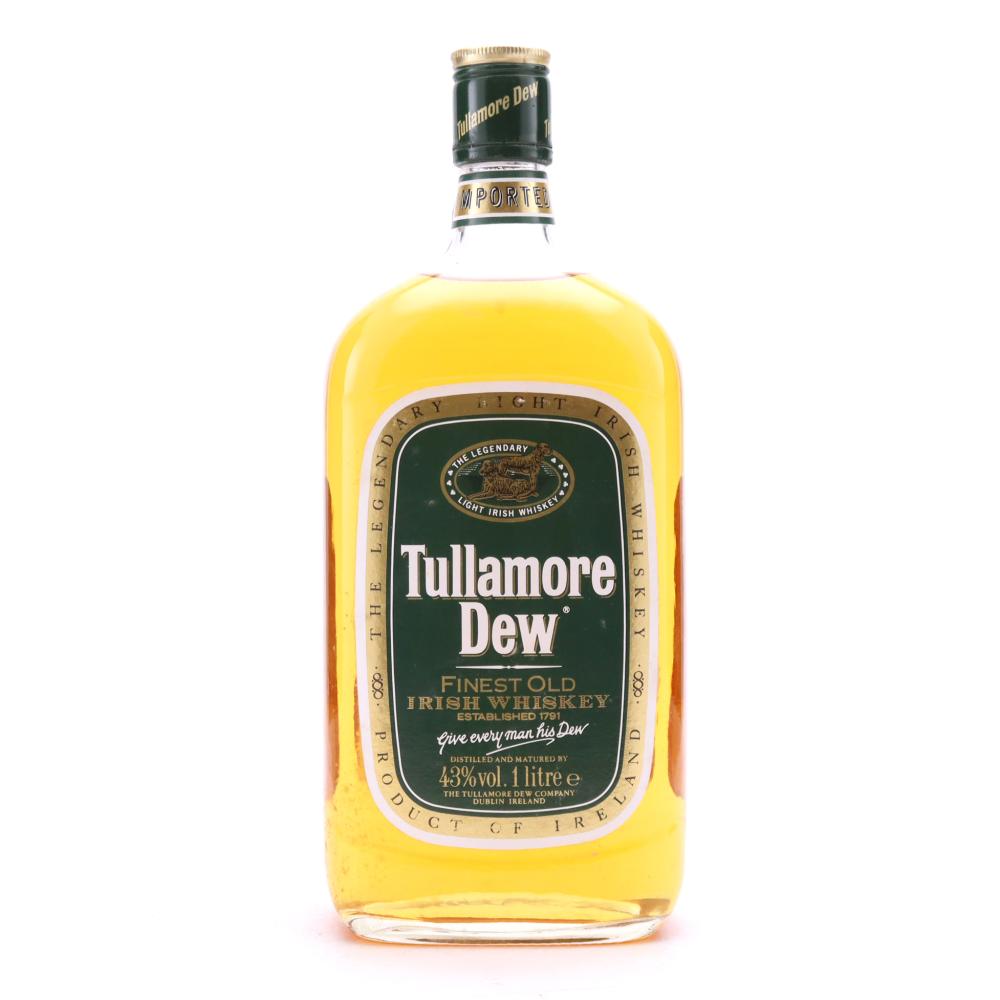 Tullamore Dew Finest Old Irish Whiskey 1 Litre 1990s