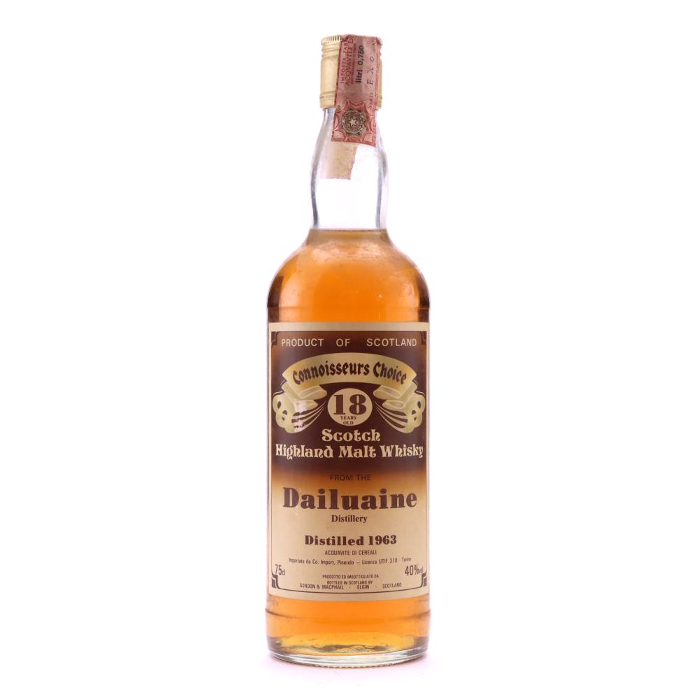 Dailuaine 1963 Gordon and MacPhail 18 Year Old / Co. Pinerolo Import