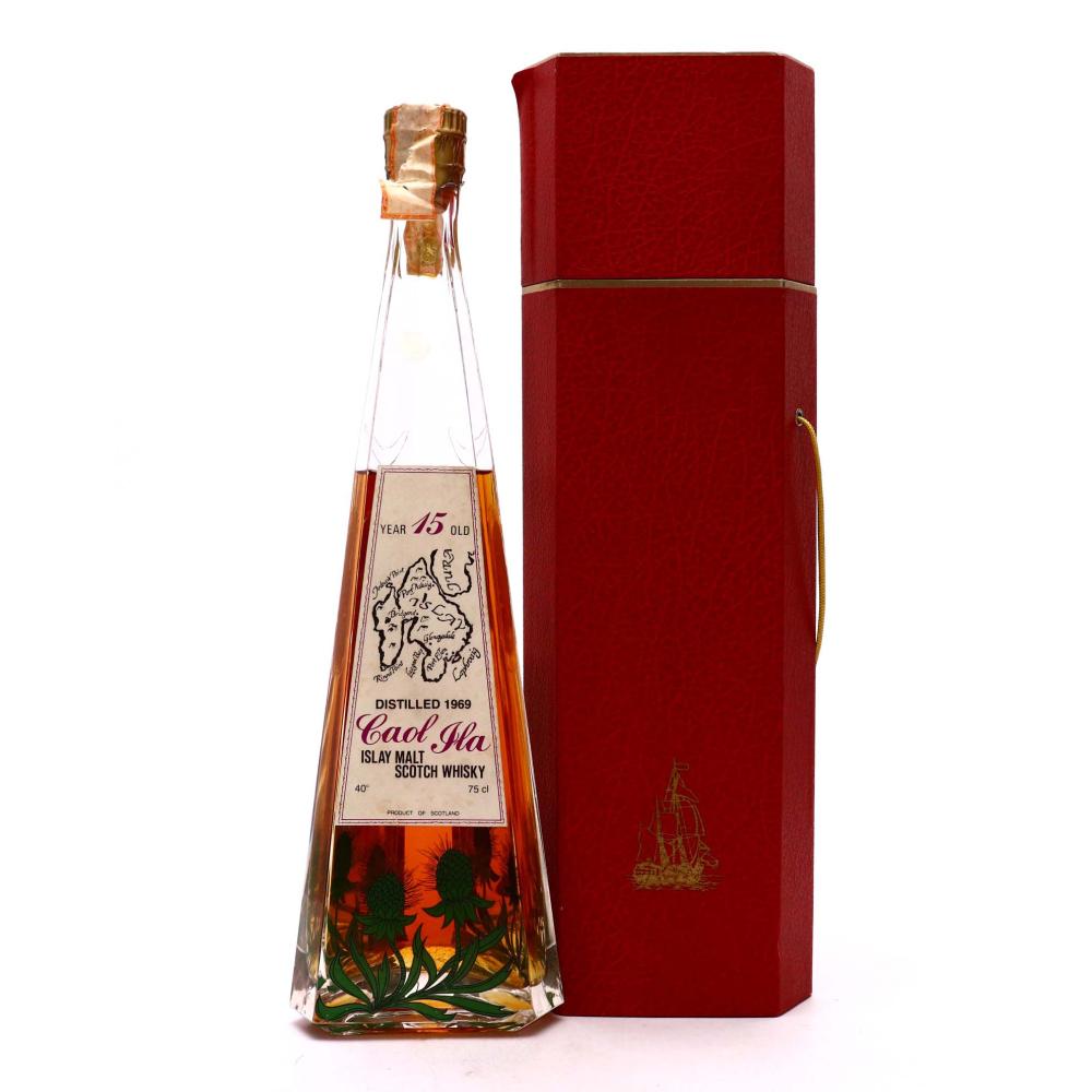 Caol Ila 1969 Gordon and MacPhail 15 Year Old Decanter / Co. Pinerolo Import