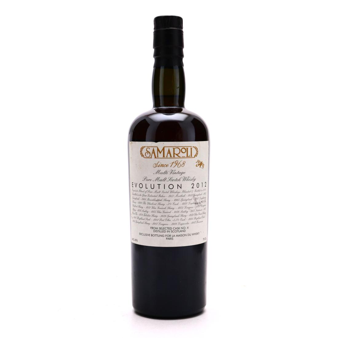 Samaroli Evolution 2012 Multi Vintage Pure Malt - Whisky | Whisky ...