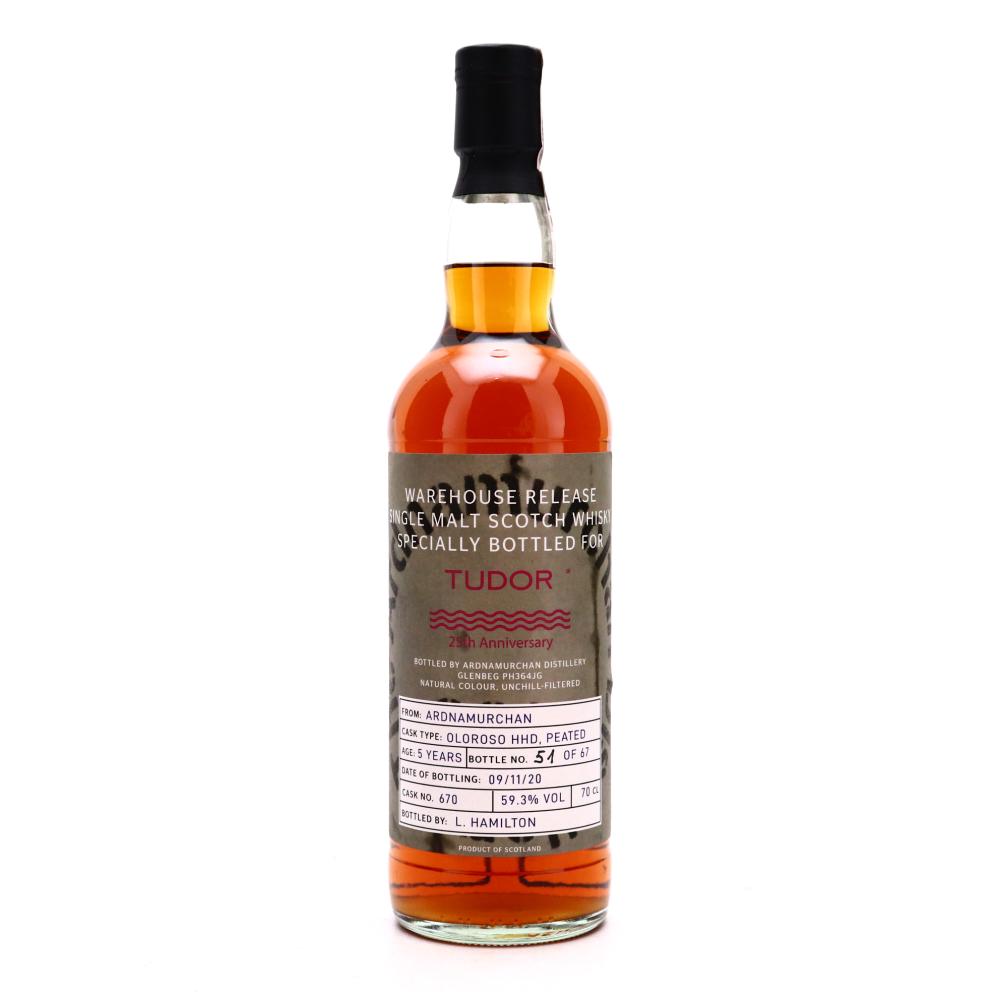 Ardnamurchan 5 Year Old Peated Single Oloroso Cask #670 / Tudor House 25th Anniversary