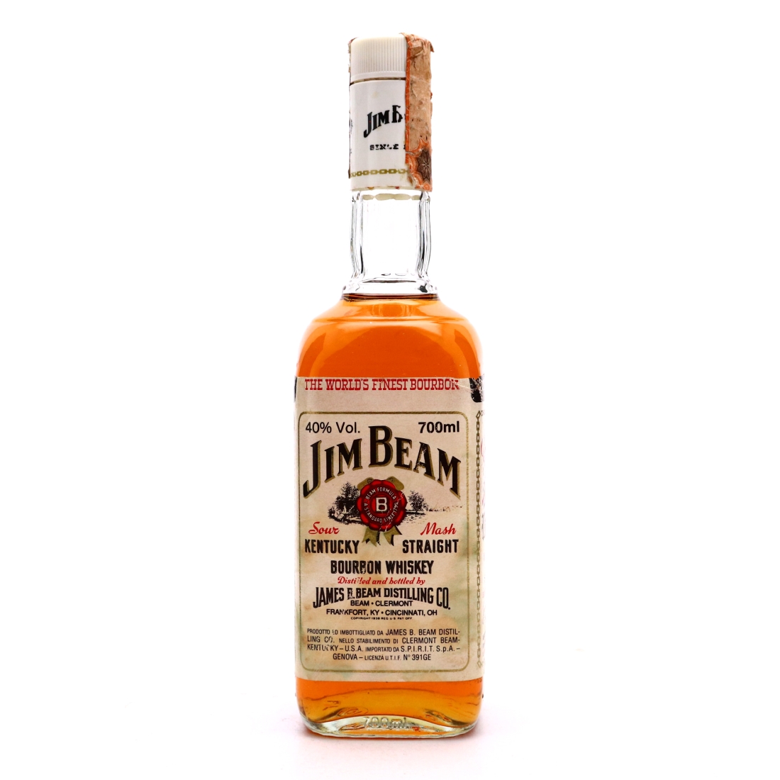 Jim Beam Kentucky Straight Bourbon 1992 70cl