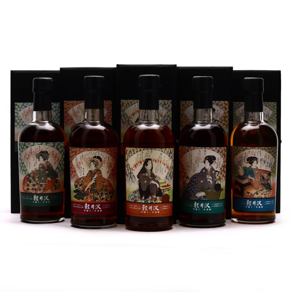 Karuizawa Katsushika Geisha Labels 5 x 70cl