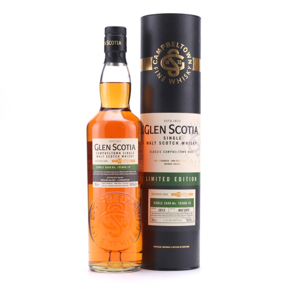 Glen Scotia 2012 Single Cask #19-660-10 / Malter
