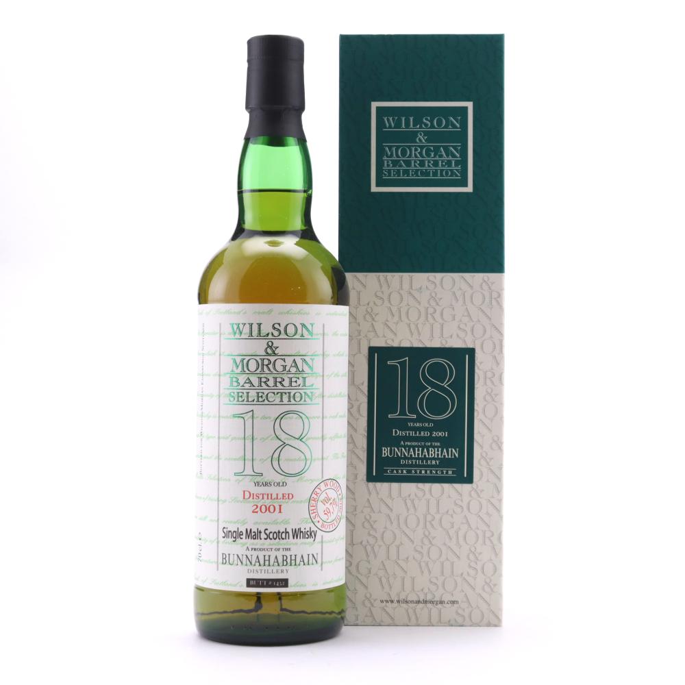 Bunnahabhain 2001 Wilson and Morgan 18 Year Old Cask Strength