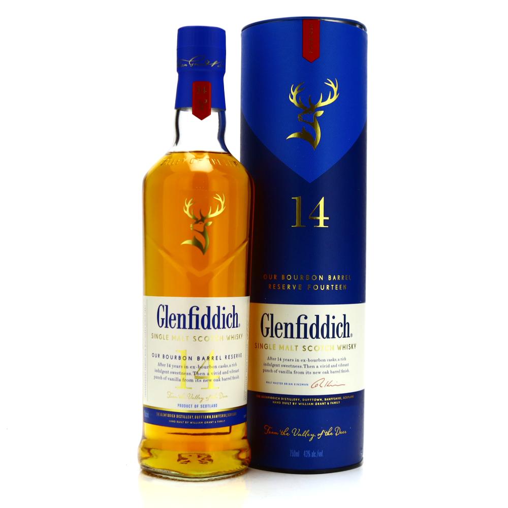 Glenfiddich 14 Year Old Bourbon Barrel Reserve 75cl / USA