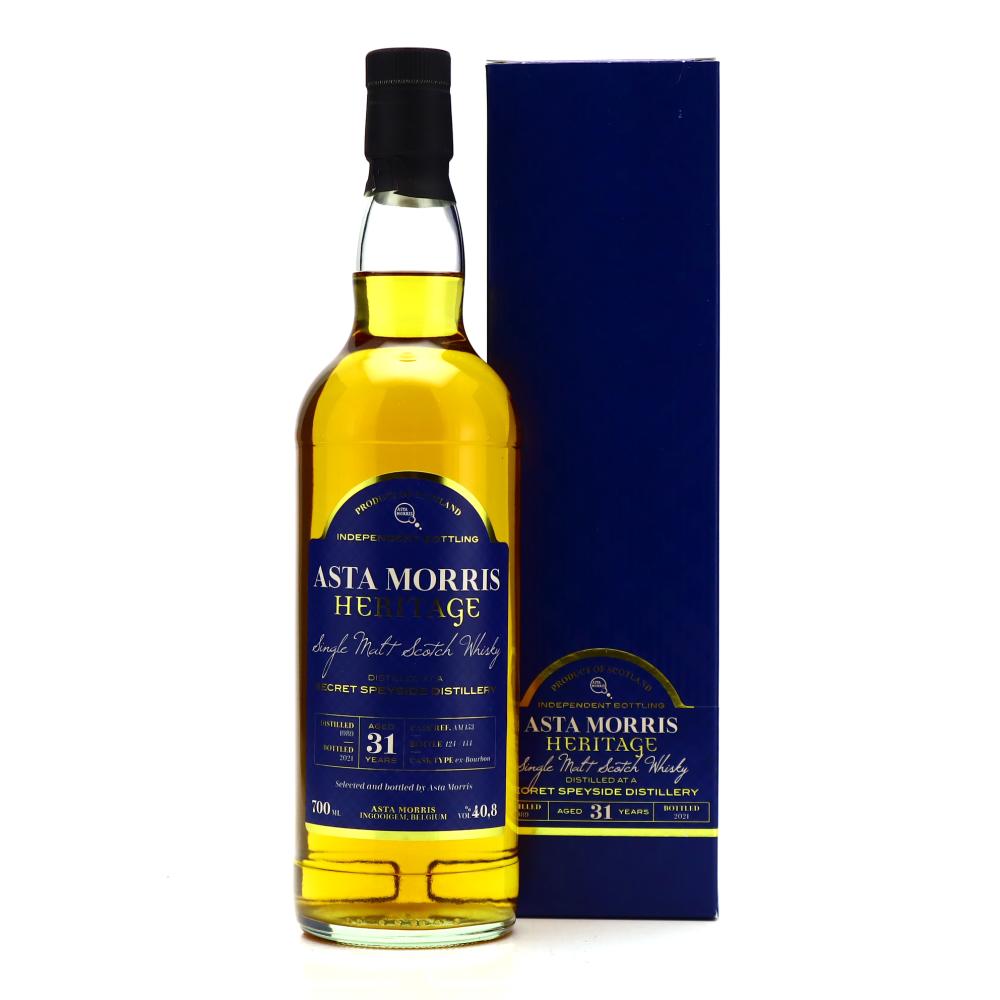 Speyside Single Malt 1989 Asta Morris 31 Year Old Heritage 