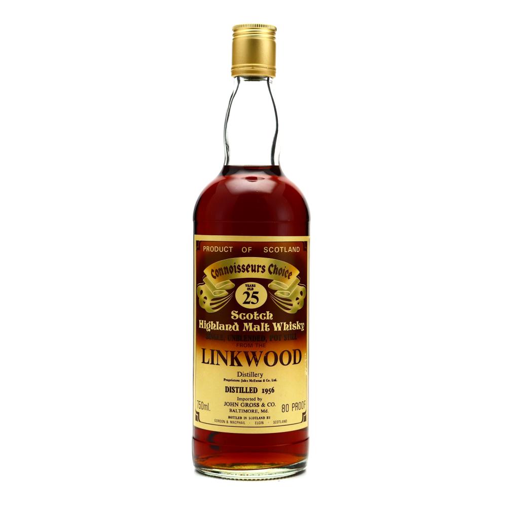 Linkwood 1956 Gordon and MacPhail 25 Year Old / John Gross Import, US