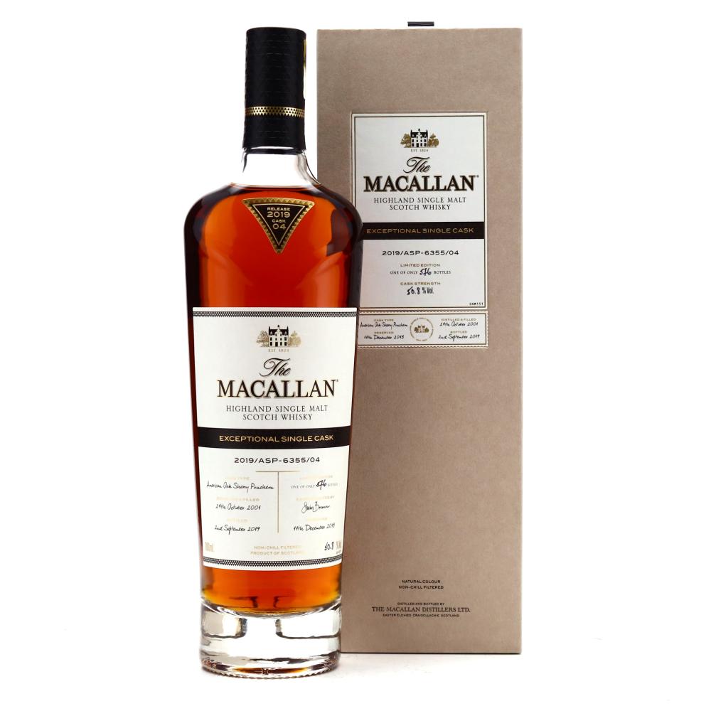 Macallan 2001 Exceptional Cask #6355-04 / 2019 Release