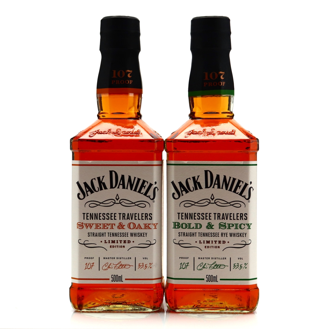 Jack Daniel's Tennessee Travelers 2 x 50cl