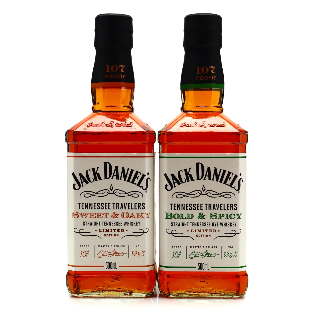 Jack Daniel's Tennessee Travelers 2 x 50cl